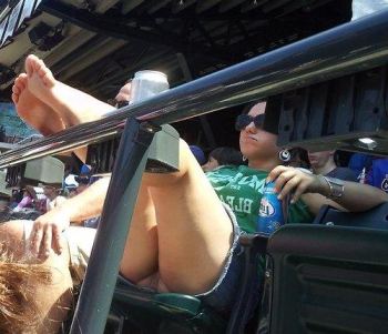 Upskirt Girls At Baseball Games