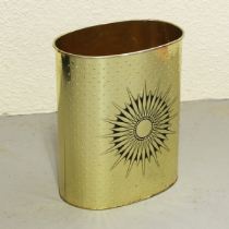 Vintage Metal Trash Can