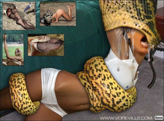 Vore Eaten Alive By Snake Porn