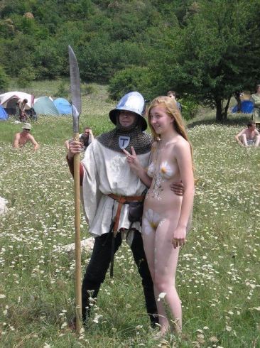 Walking Around Nude In Body Paint