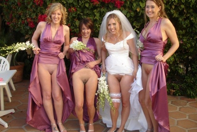 Wedding Pussy Flash