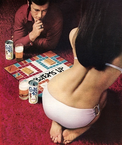 Women Drinking Colt 45