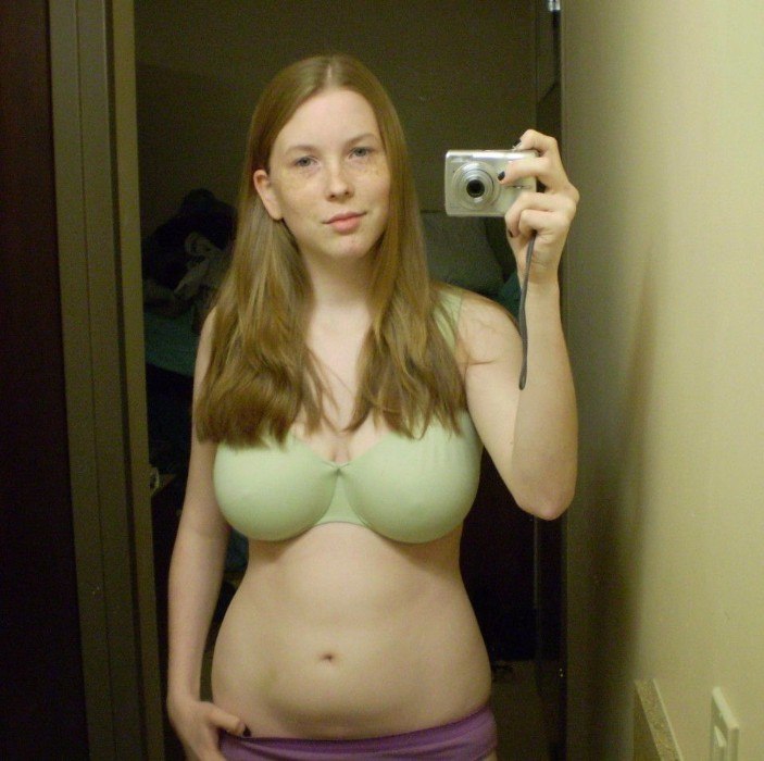Young Ginger Teen With Big