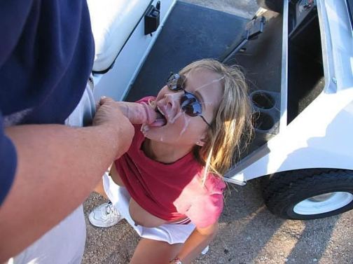 Amateur Golf Cart Girls