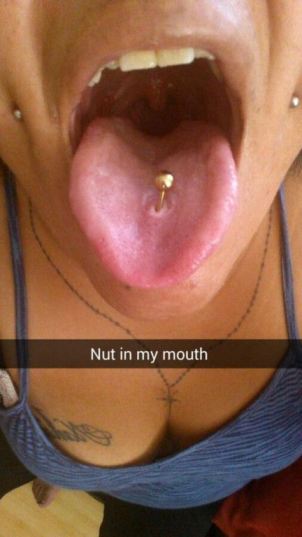 Amateur Latina With Tattoos Selfie
