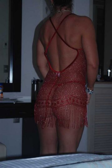 Amateur Wife See Through Dress