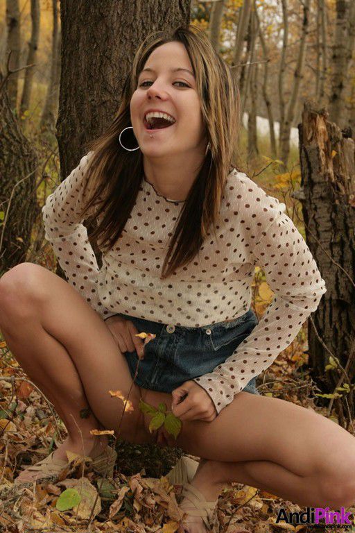 Andi Pink Jean Skirt
