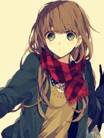 Anime Girl With Brown Hair Tumblr