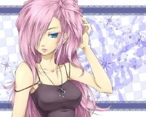 Anime Girl With Purple Hair