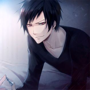 Anime Guy With Black Hair And Eyes