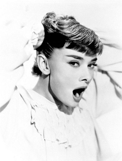 Audrey Hepburn Gagged