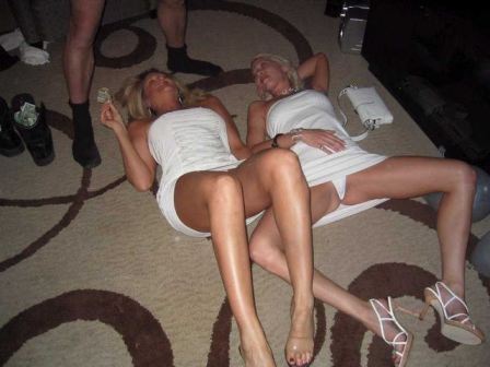 Bachelorette Party Girls Upskirts