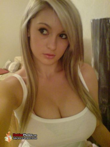 Blonde With Huge Tits