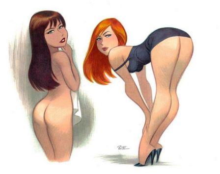 Bruce Timm Nude Art