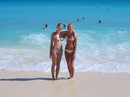 Cancun Mexico Beach Girls