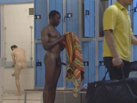Candid Men Locker Room