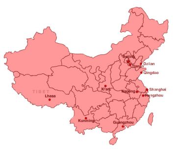 Chinese Language Map