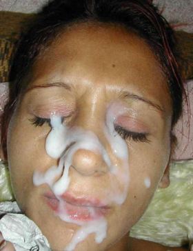 Cum All Over Her Face