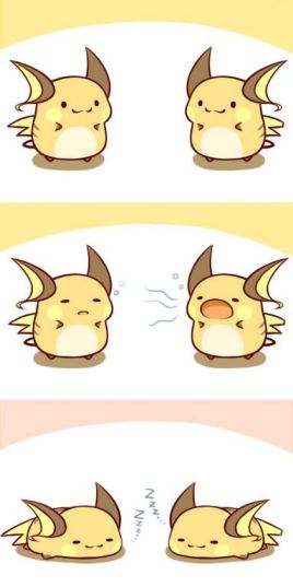 Cute Pokemon Raichu Comic
