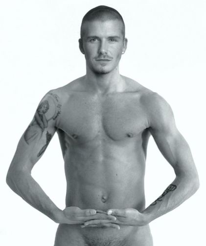 David Beckham Naked Butt