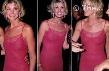 Faith Hill See Through Oops