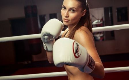 Girl Gloves Ring Naked Sexy Body