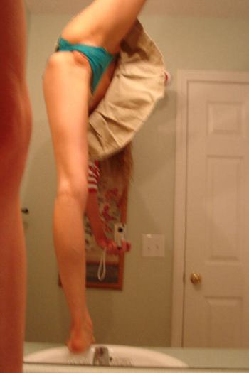Girl In Panties Pussy Slip