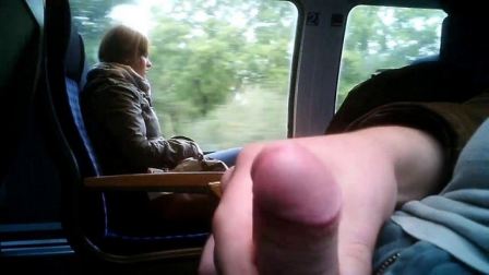 Girl Masturbating On Train