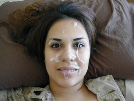 Girl With Braces Cum Facial