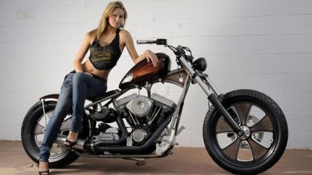 Girls On Harley Motorcycles