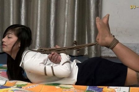 Girls Tightly Hogtied