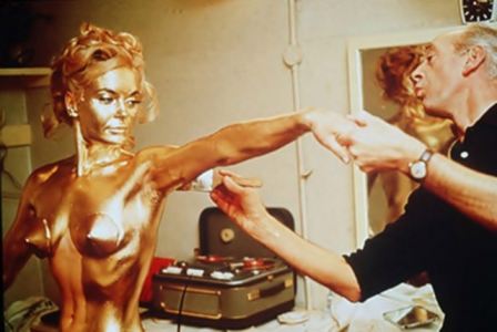 Goldfinger Girl Painted Gold