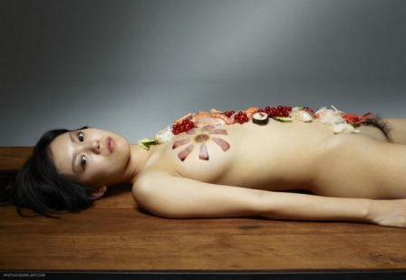 Hegre Art Konata Serving Sushi