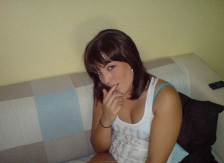 Homemade Brunette Tattoo