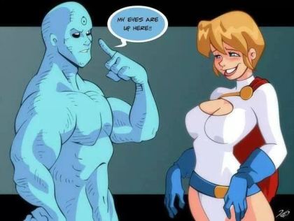 Dr Manhattan Cosplay Girl