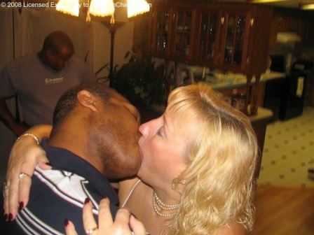 Black Man Kissing White Girl