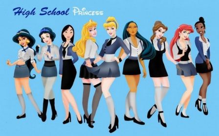 Disney Princess High School