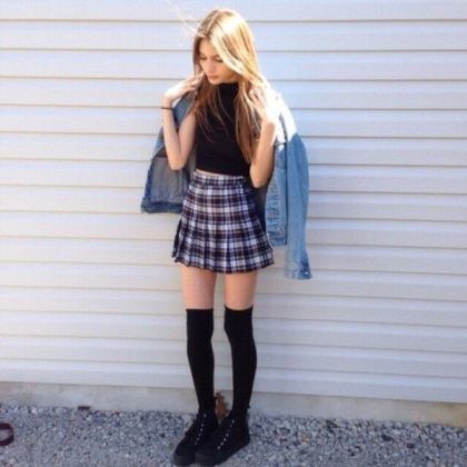Grunge Outfits Tumblr Skirts Fashion