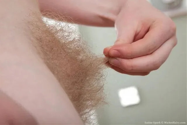 big blonde hairy bush