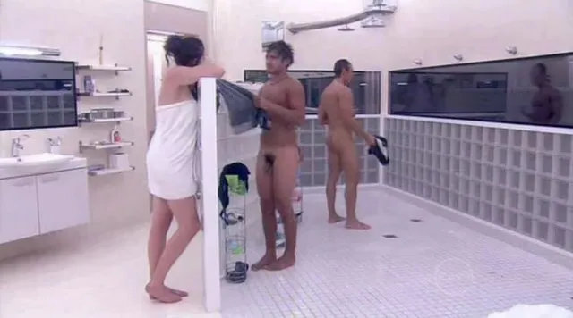 big brother australia shower nude