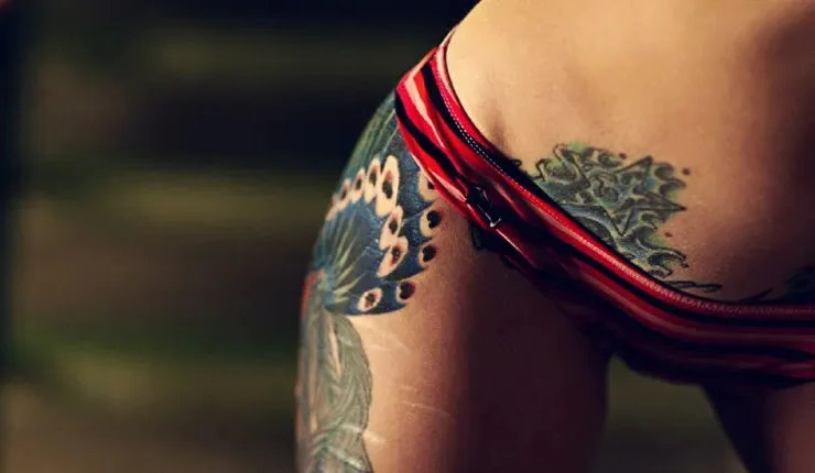 cool sexy tattoo ass on