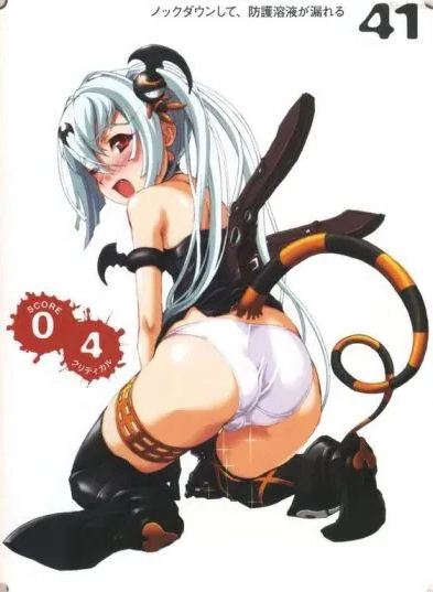 cute anime girls peeing