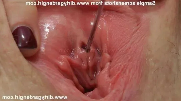 extreme pee hole insertion girl